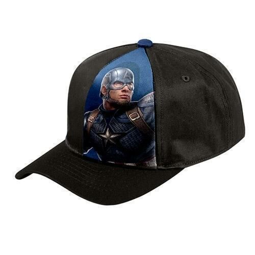 Captain America Sublimated Adjustable Snap Back Child Cap Hat Marvel Comics 