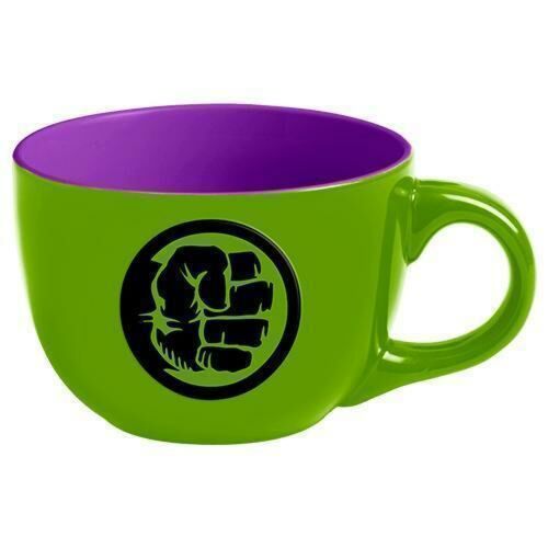 The Incredible Hulk Logo 800ml Ceramic Soup Coffee Mug With Handle Superhero Marvel Comics