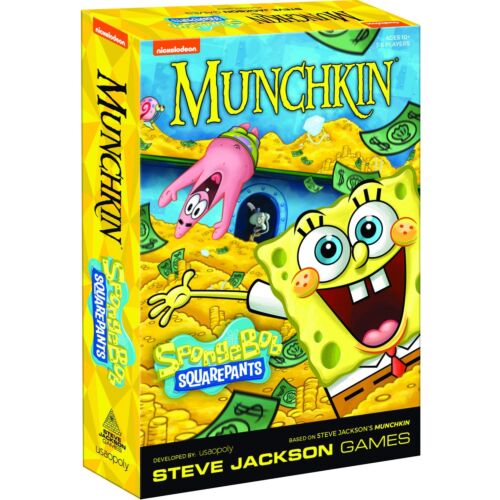 Munchkin Spongebob Squarepants Edition Card Game Ages 10+
