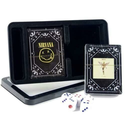 Nirvana Twin Pack 2 Decks of Casino Quality Playing Cards With 5 Dice