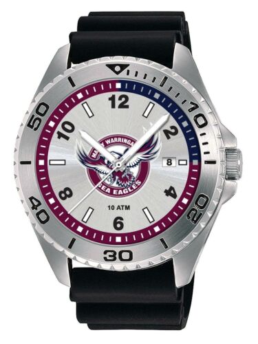 Manly Sea Eagles NRL Team Logo Try Series Mens Dress Watch