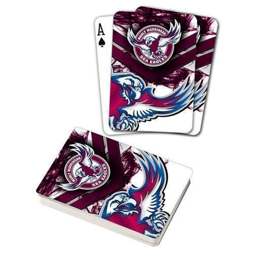 Manly Sea Eagles NRL Team Logo Full Deck Set of Playing Cards Poker