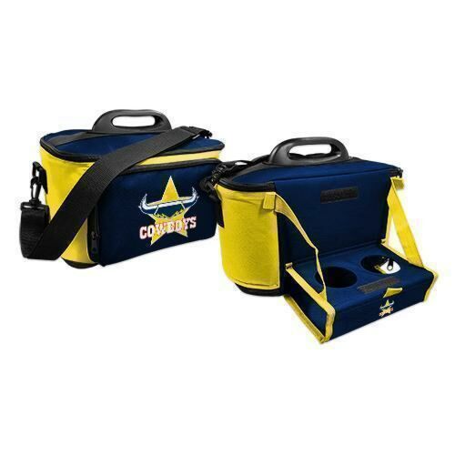 North Queensland Cowboys NRL Large Esky Insulated Lunch Cooler Bag With Drinks Tray