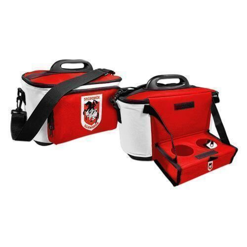 St George Dragons NRL Large Esky Insulated Lunch Cooler Bag With Drinks Tray