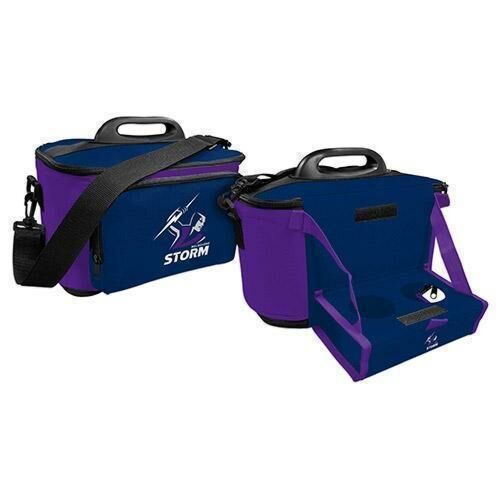Melbourne Storm NRL Large Esky Insulated Lunch Cooler Bag With Drinks Tray