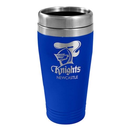 Newcastle Knight NRL Team Logo Stainless Steel Double Wall 450ml Travel Mug Cup