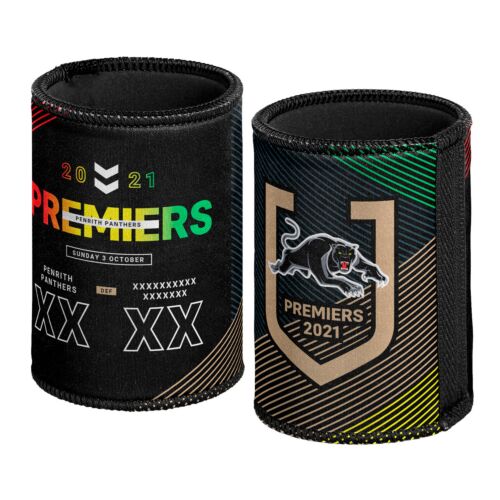 Penrith Panthers 2021 NRL Premiers Can Cooler Stubby Holder