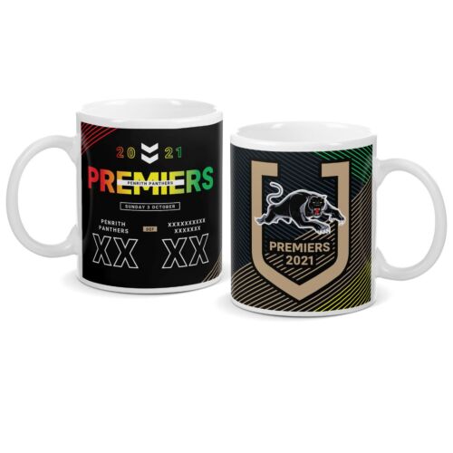 Penrith Panthers 2021 NRL Premiers Ceramic Coffee Mug Tea Cup