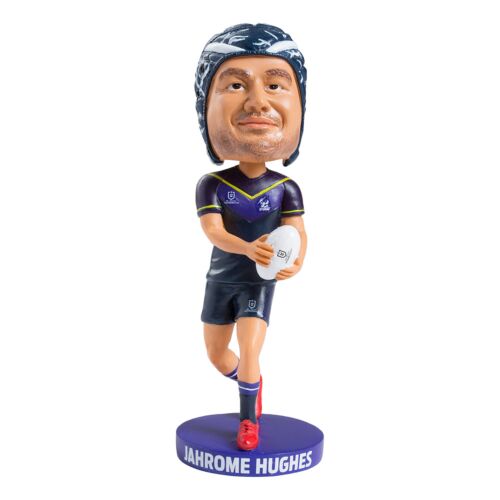 Jahrome Hughes Melbourne Storm #7 NRL 2024 Edition Bobblehead Resin Figurine