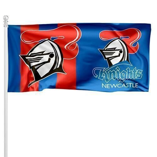 Newcastle Knights NRL Pole Flag 180cm x 90cm Team Logo