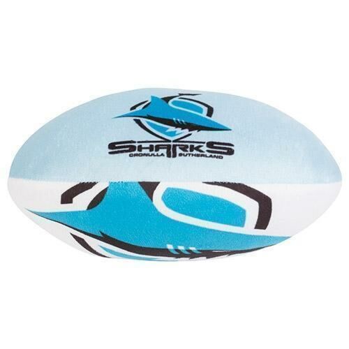 Cronulla Sharks NRL Team Logo Baby Child Plush Football Ball