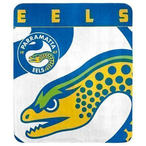 Parramatta Eels NRL Polar Fleece Throw Picnic Blanket