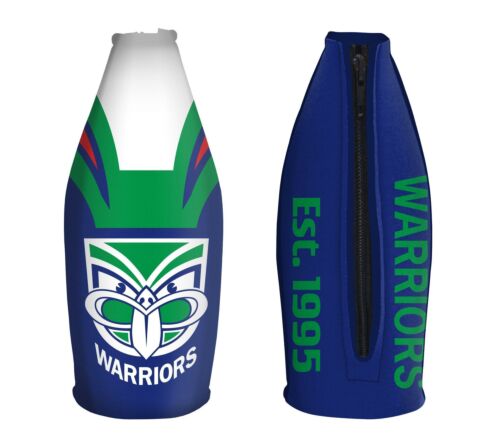 New Zealand Warriors NRL Long Neck Tallie 750ml Beer Bottle Holder Cooler