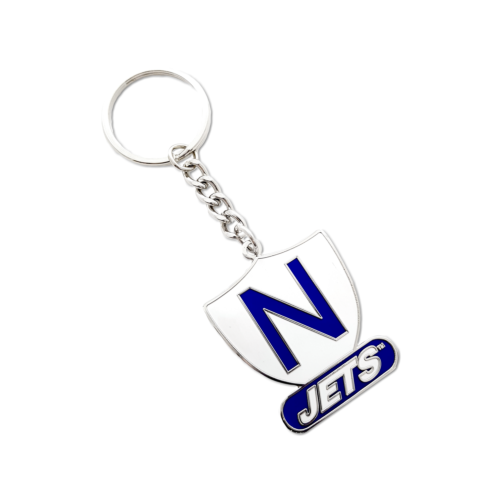 Newtown Jets NRL Metal Team Heritage Logo Key Ring Keyring Chain 