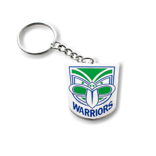 New Zealand Warriors NRL Metal Team Heritage Logo Key Ring Keyring Chain 