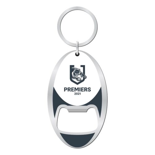 Penrith Panthers 2021 NRL Premiers Bottle Opener Metal Keyring Key Ring