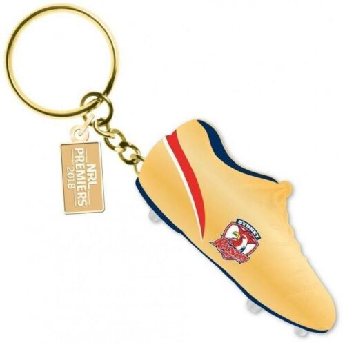 Sydney Roosters NRL 2018 Premiers Team Resin Boot Footy Key Ring Keyring Chain