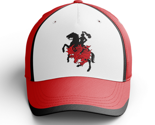 St George Dragons NRL Team Coloured Logo Classic Adjustable Velcro Back Adult One Size Hat Cap