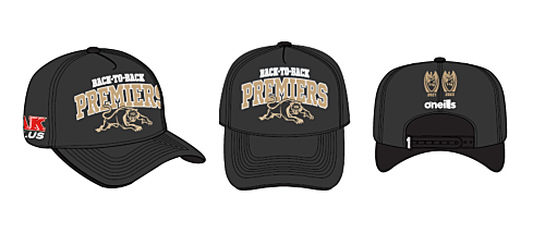 Penrith Panthers 2022 NRL Premiers Back To Back O'Neills Adult Cap Hat