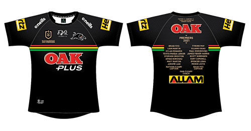 Penrith Panthers 2021 NRL Premiers Mens Adult Jersey Team Names Score Ground