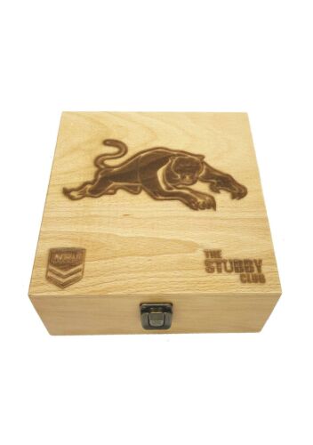 Penrith Panthers NRL Team Whisky Whiskey Stone Set With Tongs In Gift Box