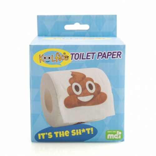 Poo Face Emoji Toilet Paper 200 Sheets 3 Ply Novelty Poop Sh*t Crap 