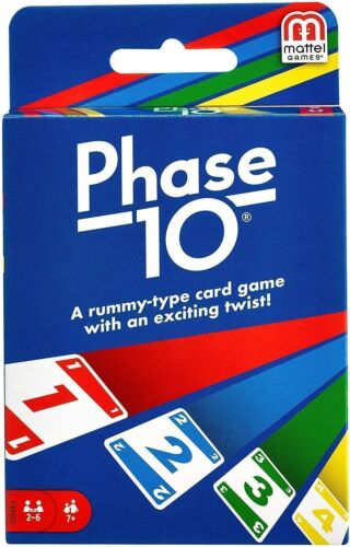 Phase 10 Challenging Sequential Card Game A Rummy-Type Game With An Exciting Twist! 
