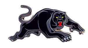 Penrith Panthers New Full Panther NRL Team Logo Collectable Lapel Hat Tie Pin Badge 