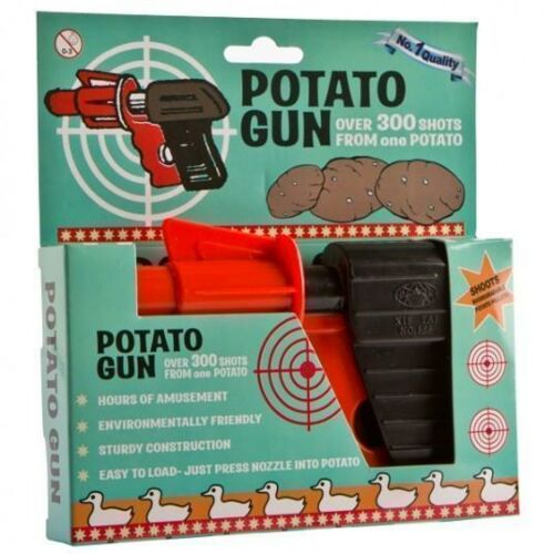 Potato Gun Spud Shooter Plastic Easy To Load Novelty Toy