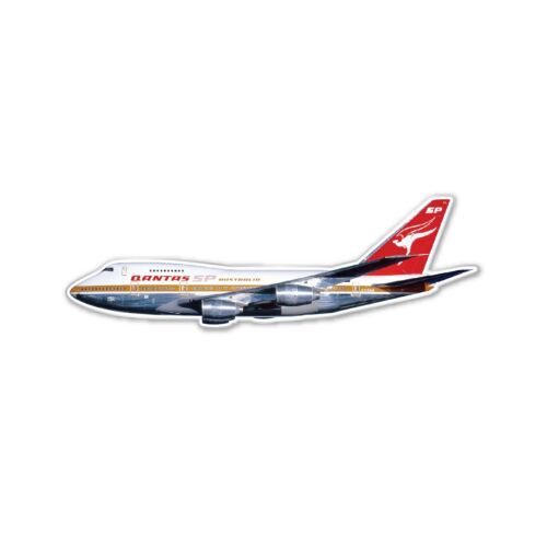 Qantas Australia Boeing 747 Plane Pin Badge Aviation Airline Lapel Pin 