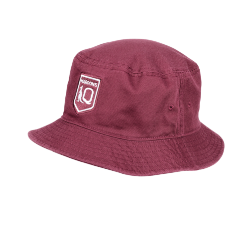 Queensland QLD Maroons NRL State Of Origin Adults Unisex Twill Bucket Hat