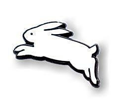 South Sydney Rabbitohs NRL Team Heritage Logo Collectable Lapel Hat Tie Pin Badge 