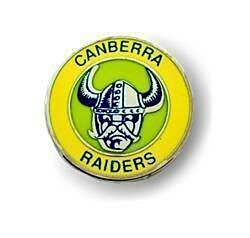 Canberra Raiders NRL Team Heritage Logo Collectable Lapel Hat Tie Pin Badge 