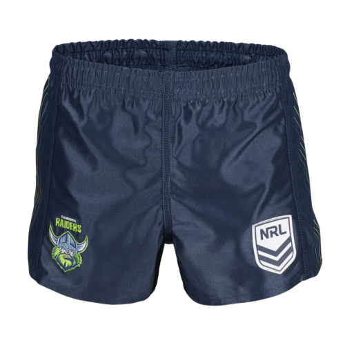 Canberra Raiders NRL Team Tidwell Mens Adult Navy Away Supporter Shorts