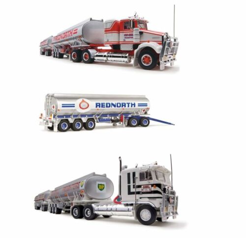 Highway Replicas Rednorth Tanker & BP Blackall Tanker Road Train Collection 1:64 Scale Die Cast Model Truck Rednorth With Additional Trailer & Dolly