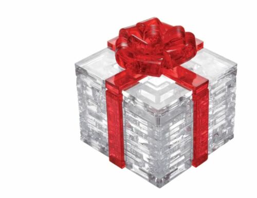 Gift Box 3D Crystal Jigsaw Puzzle 38 Pieces Fun Activity DIY Gift Idea
