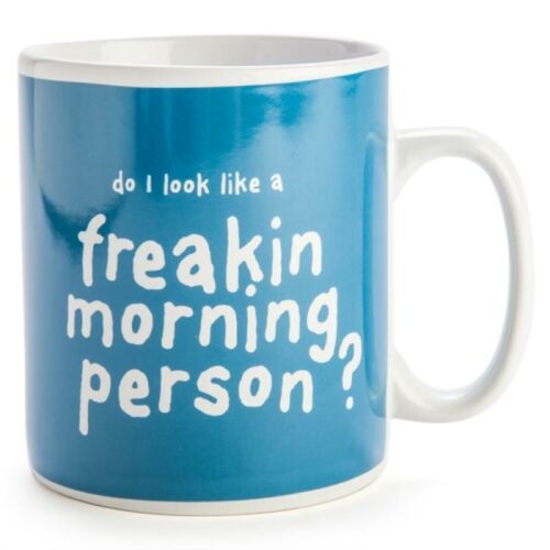 Do I Look Like A Freakin Morning Person? Giant 900ml Coffee Mug Tea Cup 