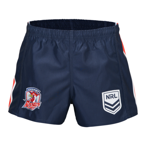 Sydney Roosters NRL Team Tidwell Mens Adult Navy Away Supporter Shorts