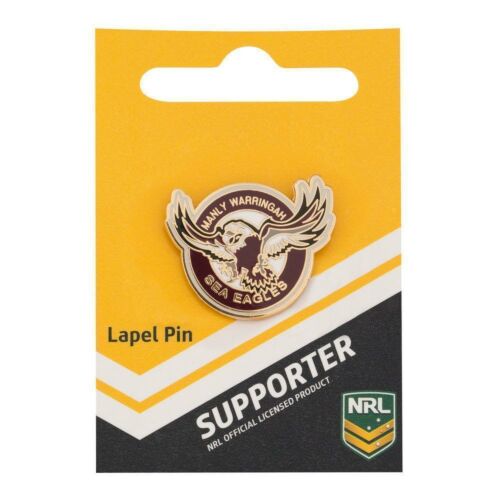Manly Sea Eagles NRL Team Logo Collectable Lapel Hat Tie Pin Badge 