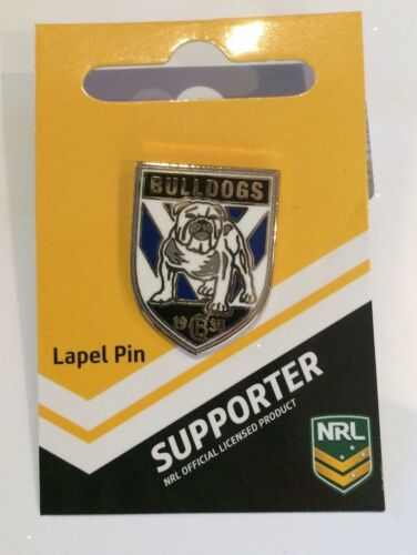 Canterbury Bulldogs NRL Team Logo Collectable Lapel Hat Tie Pin Badge 