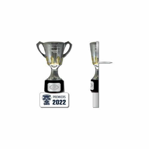 Geelong Cats 2022 AFL Premiers Trophy Lapel Pin Badge