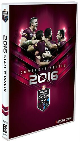 2016 State of Origin Complete Series 2 DVD Set The Mighty Maroons Queensland