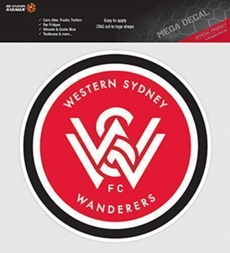 Western Sydney Wanderers A-League Soccer Mega Spot Car Sticker Decal