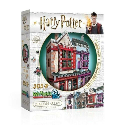 Harry Potter Diagon Alley Collection Quality Quidditch Supplies & Slugs & Jiggers 305 Piece Wrebbit 3D Jigsaw Puzzle 