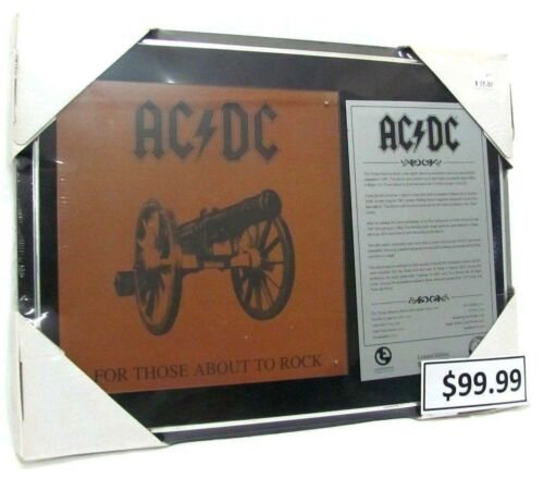 ACDC AC-DC About To Rock Plague Collectable Merchandise Music Cannon Image 
