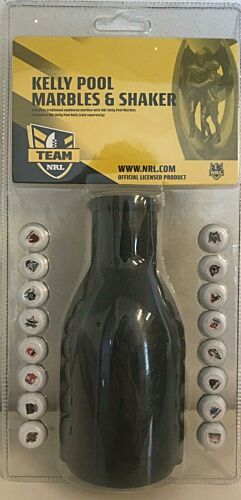 NRL Kelly Pool Marbles & Shaker Set To Go With NRL Kelly Pool Balls