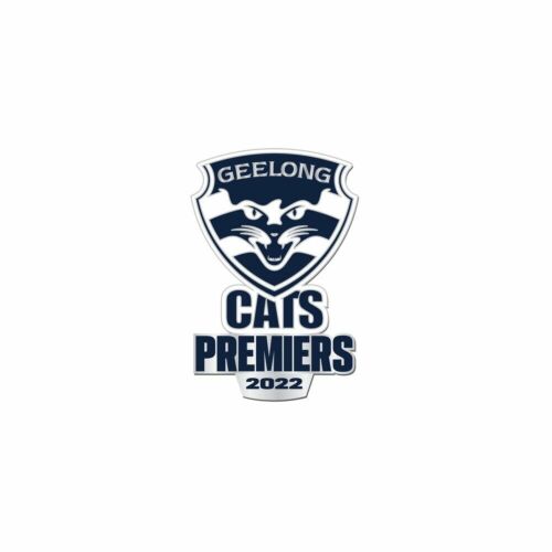 Geelong Cats 2022 AFL Premiers Team Logo Lapel Pin Badge