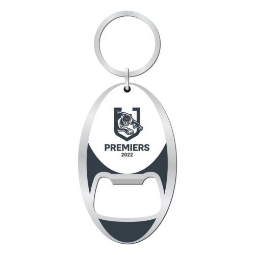 Penrith Panthers 2022 NRL Premiers Bottle Opener Metal Keyring Key Ring