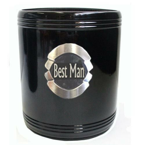 Best Man Stainless Steel Can Cooler Stubby Holder Wedding Table Bridal Party Toasting Celebration