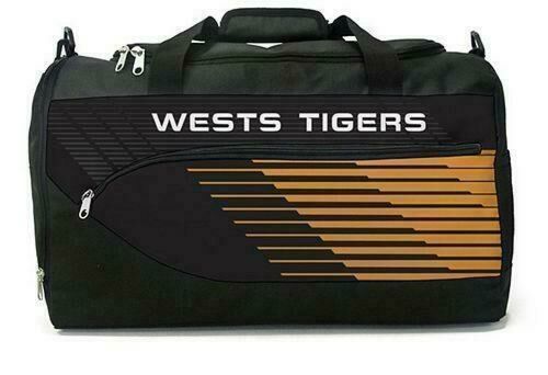 Wests Tigers NRL Team Bolt Shoulder Sports Carry Bag